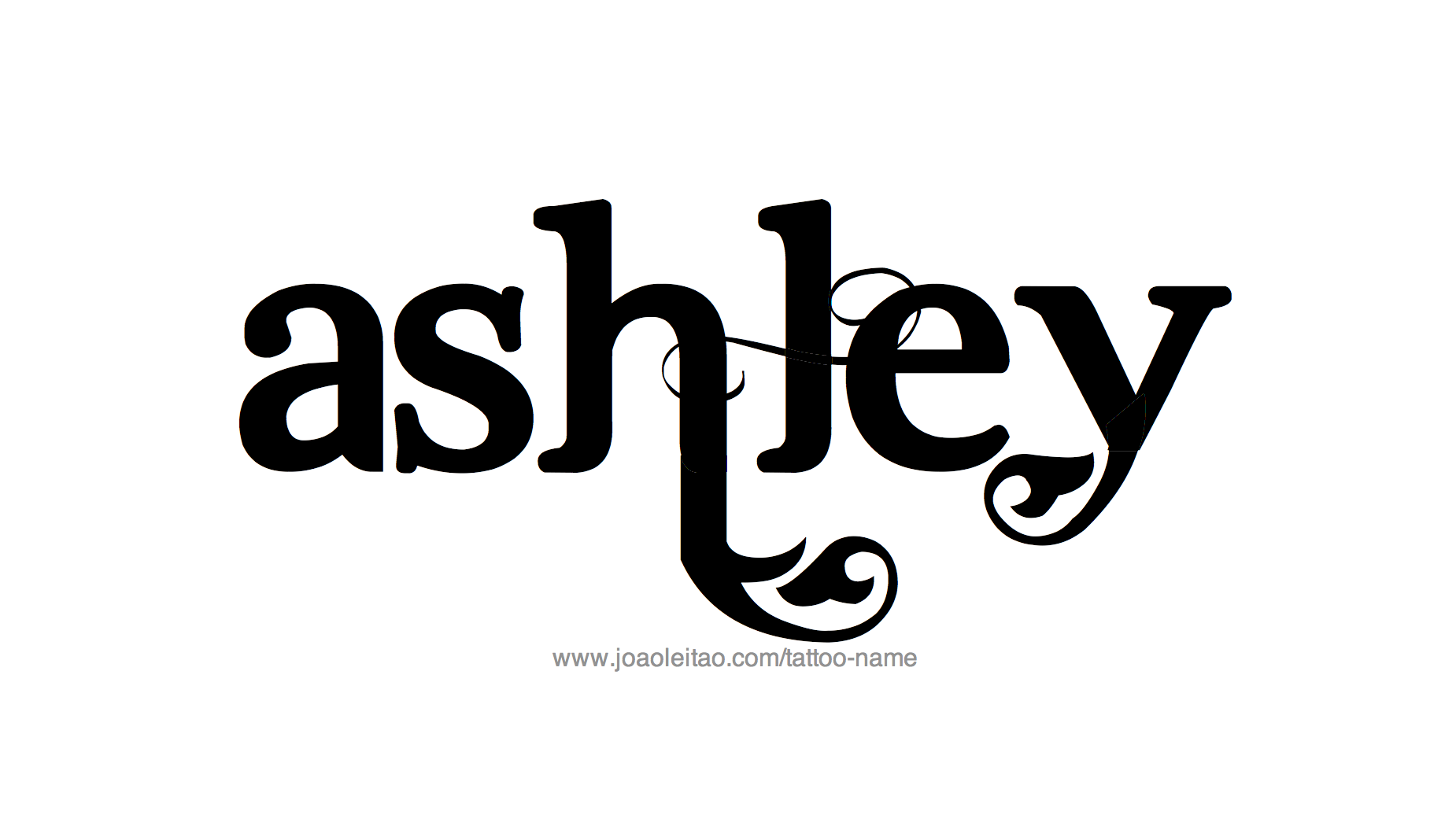 Ashley Name Tattoo Designs